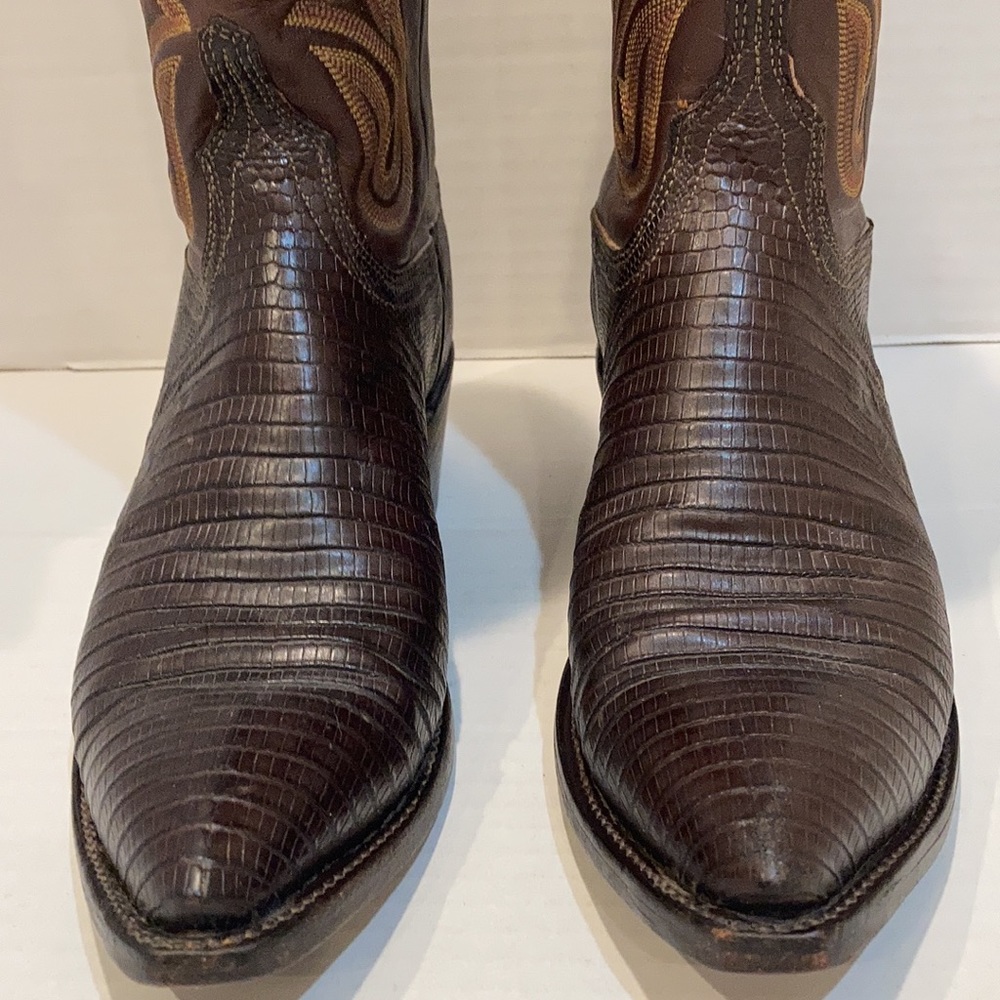 Lucchese Ladies Lizard Cowboy Boots